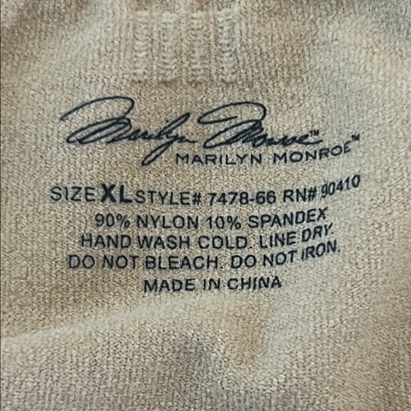 Marilyn Monroe Seamless Tummy Control Shaping Slip Size XL - Picture 3 of 11